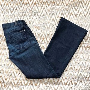 7 For All Mankind Dojo Dark Wash Seven Stitching